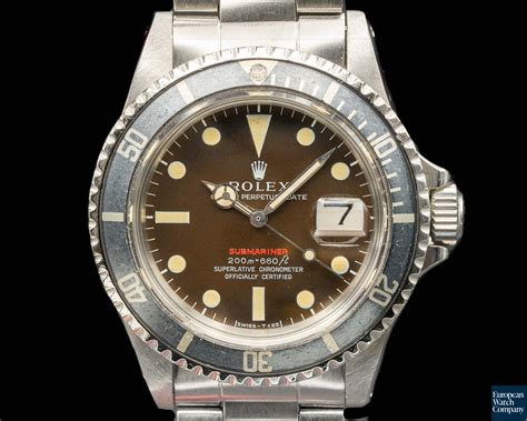 rolex red submariner with a mark ii dial 1970|Rolex Submariner red price.